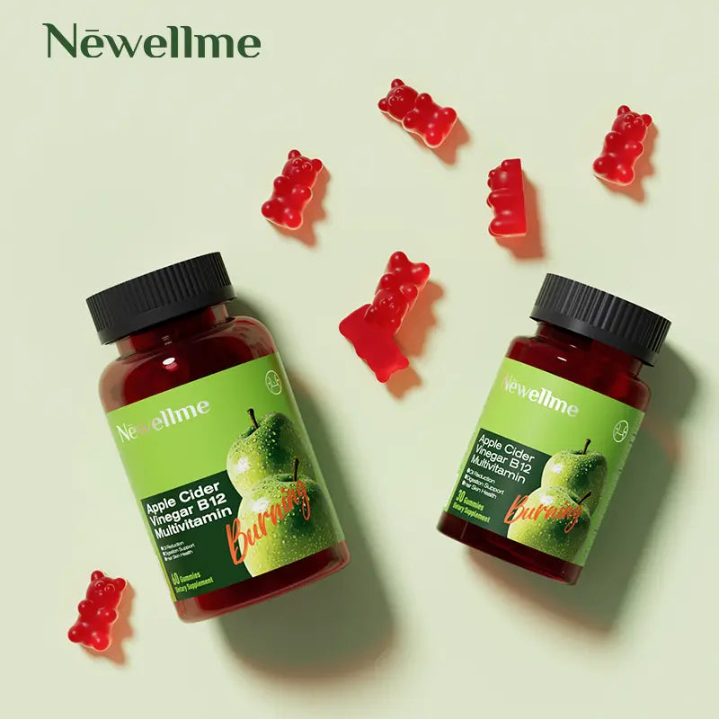 Apple cider vinegar gummies (60 gummies), to maintain normal energy levels and gut health—promoting digestion, detoxification, and cleansing