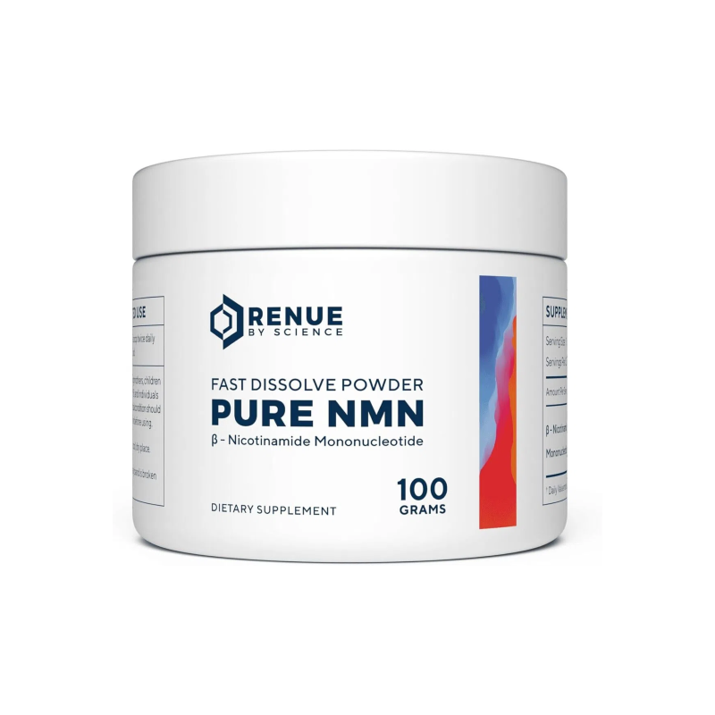RENUE by Science NMN Powder | 100g Fast Dissolve Powder Supplement | 500mg Nicotinamide Mononucleotide per Serving
