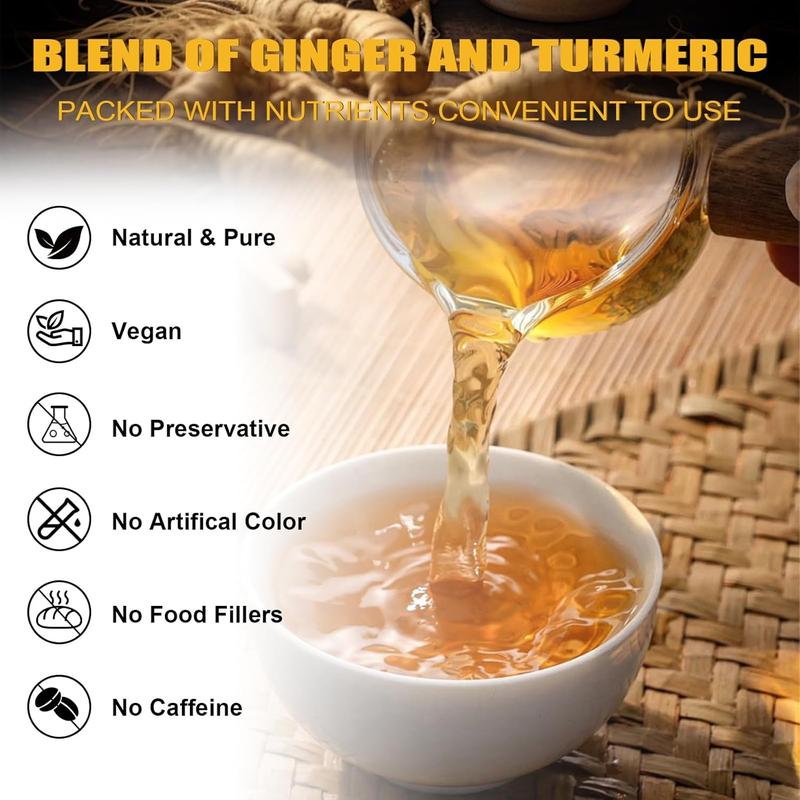 Turmeric Ginger Cinnamon Tea – 120 Bags | 100% Natural Herbal Blend for Wellness & Digestio.