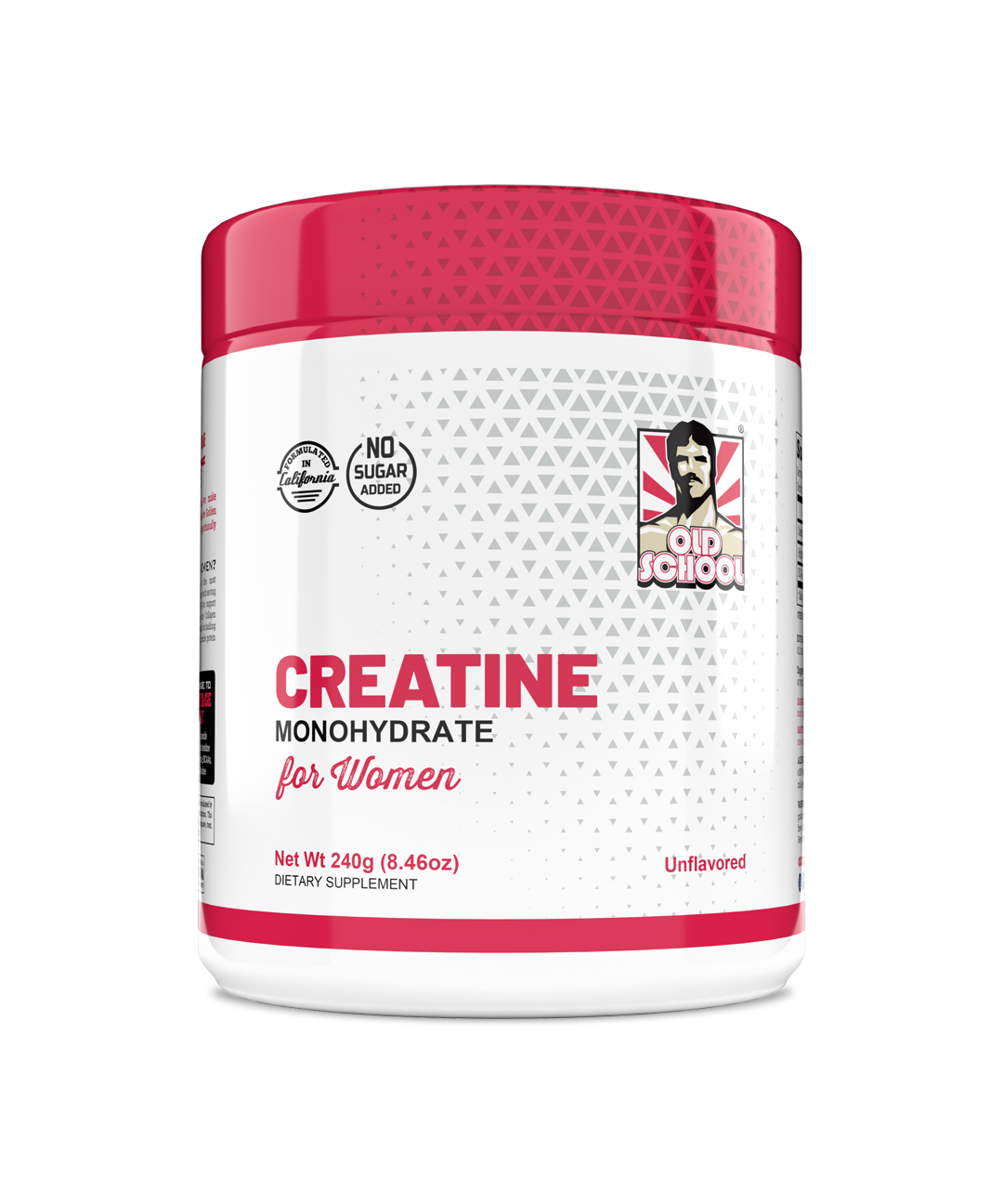 Old School Labs Creatine Monohydrate for Women – Collagen + BCAAs, 30 Servings