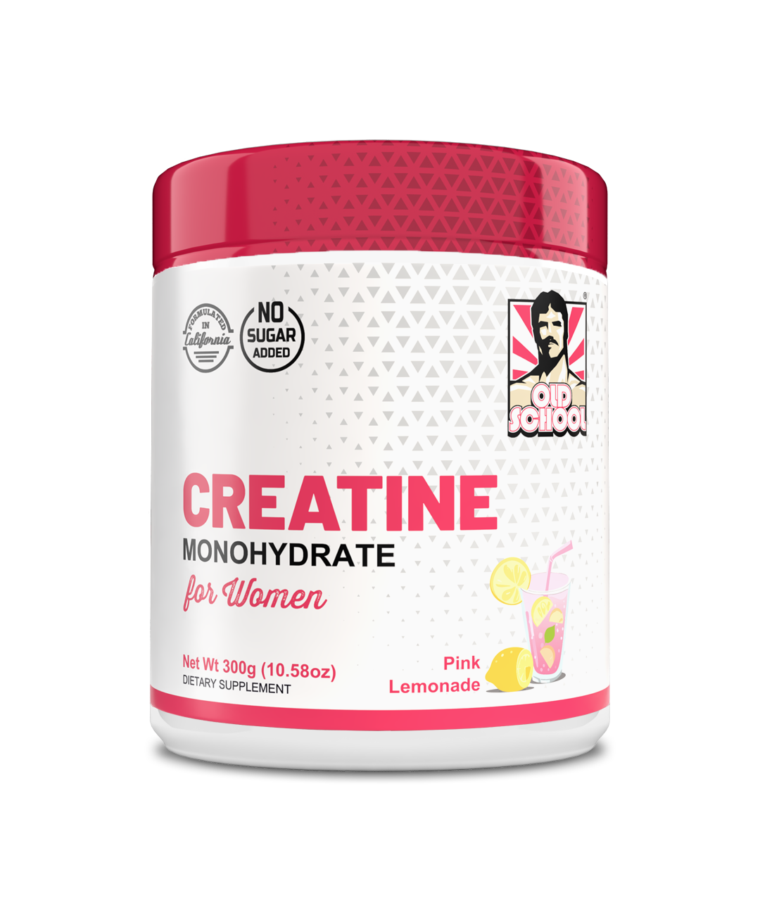 Old School Labs Creatine Monohydrate for Women – Collagen + BCAAs, 30 Servings
