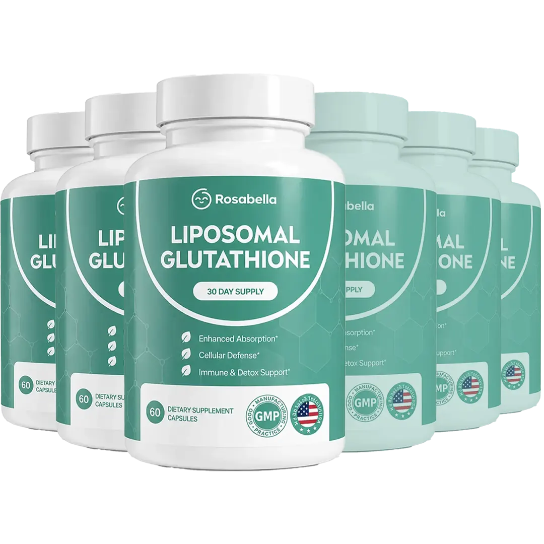 Rosabella Liposomal Glutathione – Advanced Antioxidant & Cellular Support, 60 Capsules