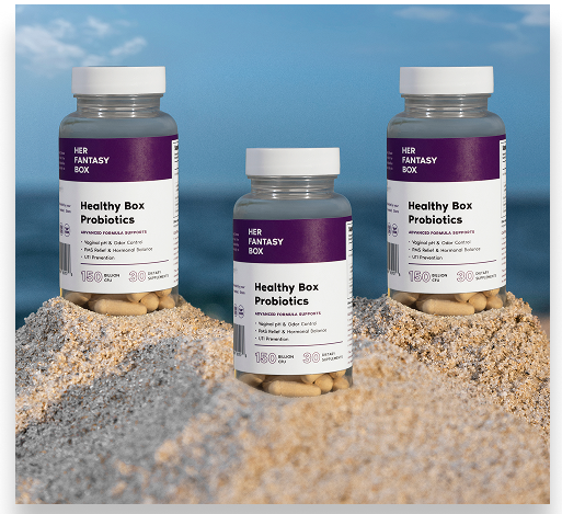 Healthy Box Probiotics for pH, Odor, Pms Relief & Uti Prevention
