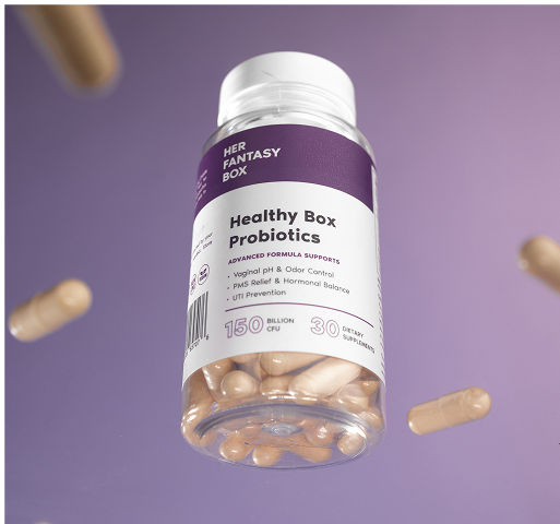 Healthy Box Probiotics for pH, Odor, Pms Relief & Uti Prevention