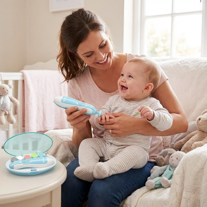 Toddla™ Baby Nail Trimmer – Electric Baby Nail File with Gentle, Safe & Painless Nail Care for Newborns and Toddlers