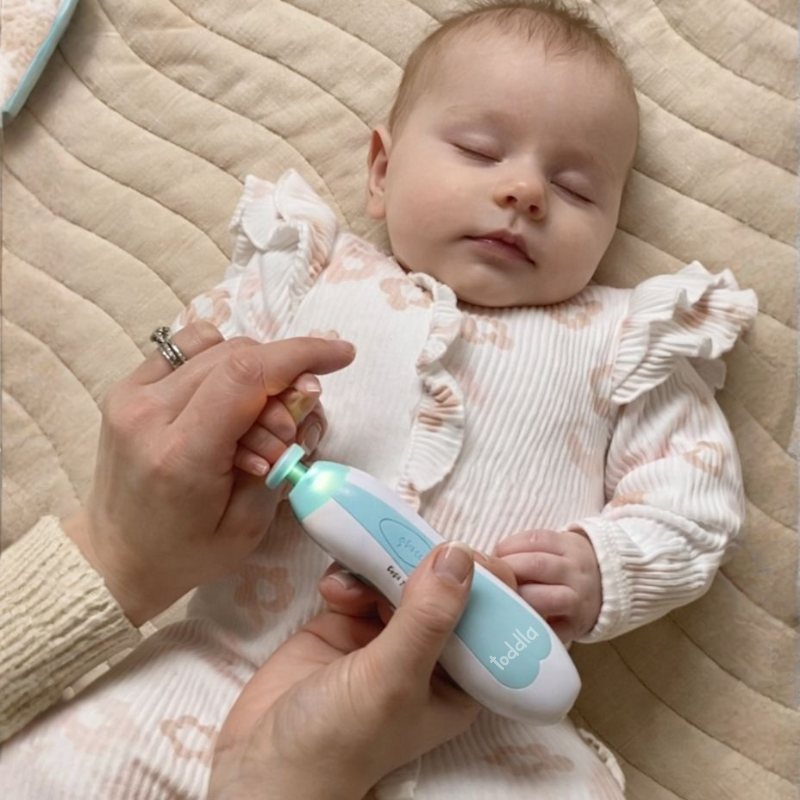 Toddla™ Baby Nail Trimmer – Electric Baby Nail File with Gentle, Safe & Painless Nail Care for Newborns and Toddlers