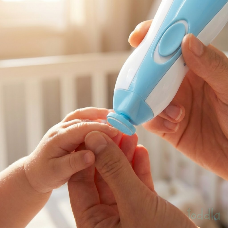 Toddla™ Baby Nail Trimmer – Electric Baby Nail File with Gentle, Safe & Painless Nail Care for Newborns and Toddlers