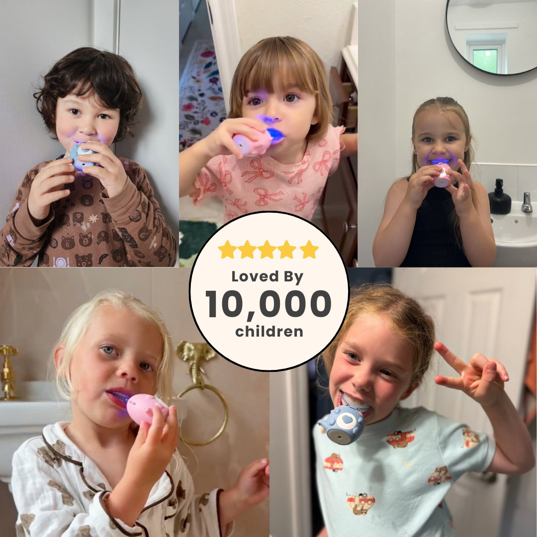 Toddla™ Kids U-Shaped 360° Toothbrush – Soft Silicone Automatic Toothbrush for Toddlers & Children