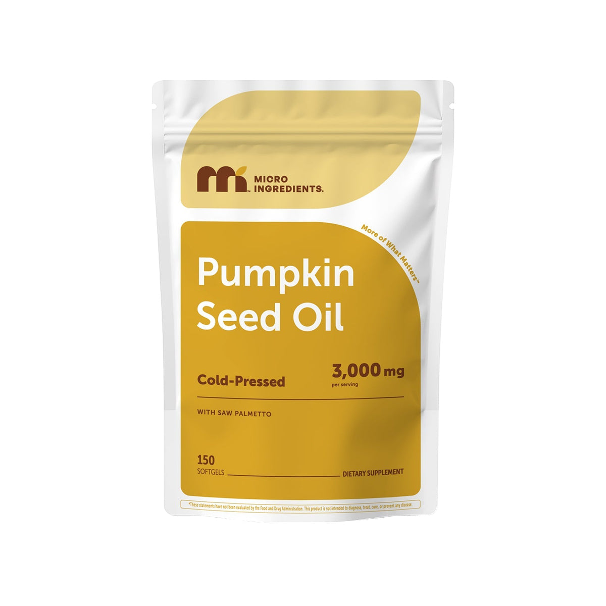 Micro Ingredients Pumpkin Seed Oil with Saw Palmetto Softgels