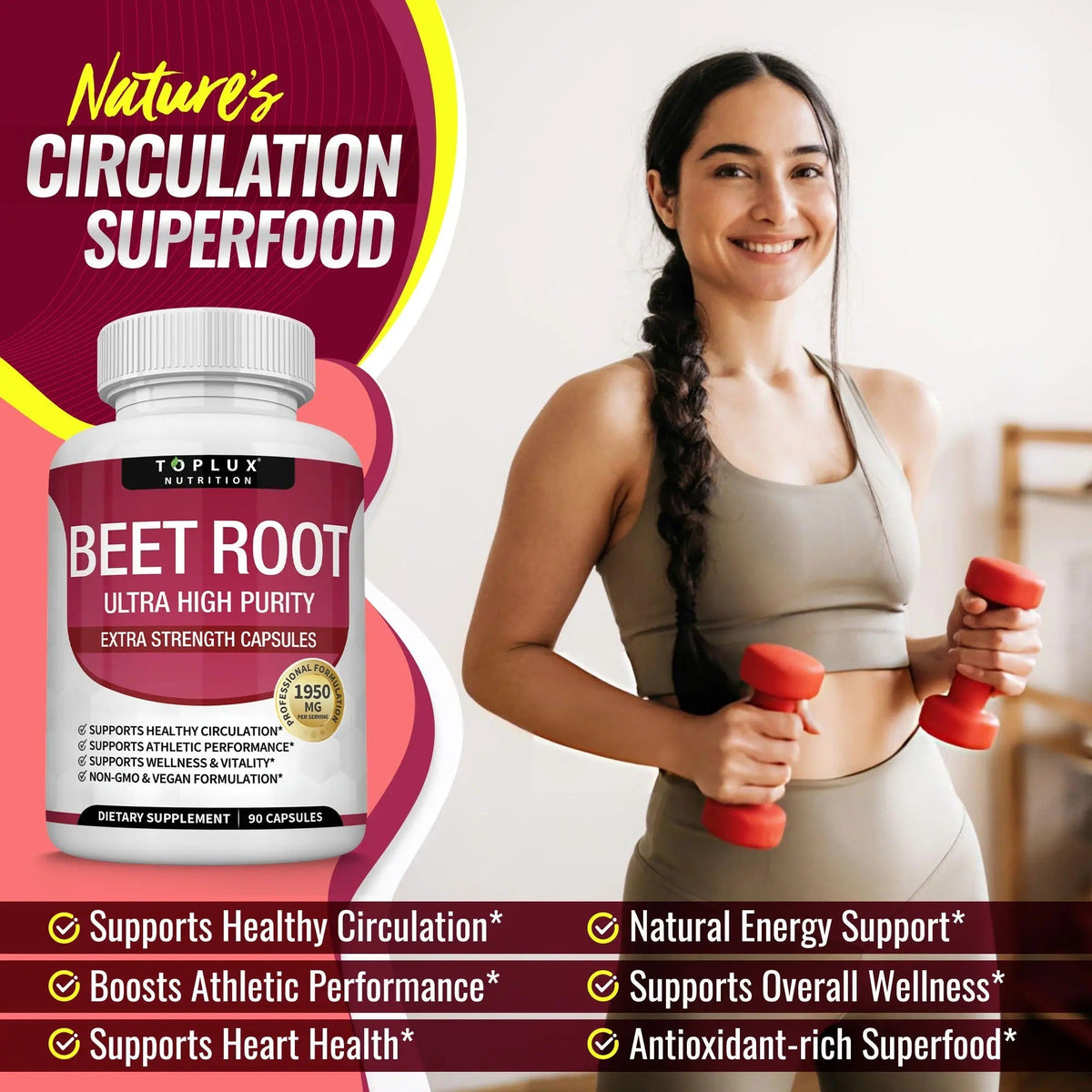 Organic Beet Root To Support Circulation And Vitality*