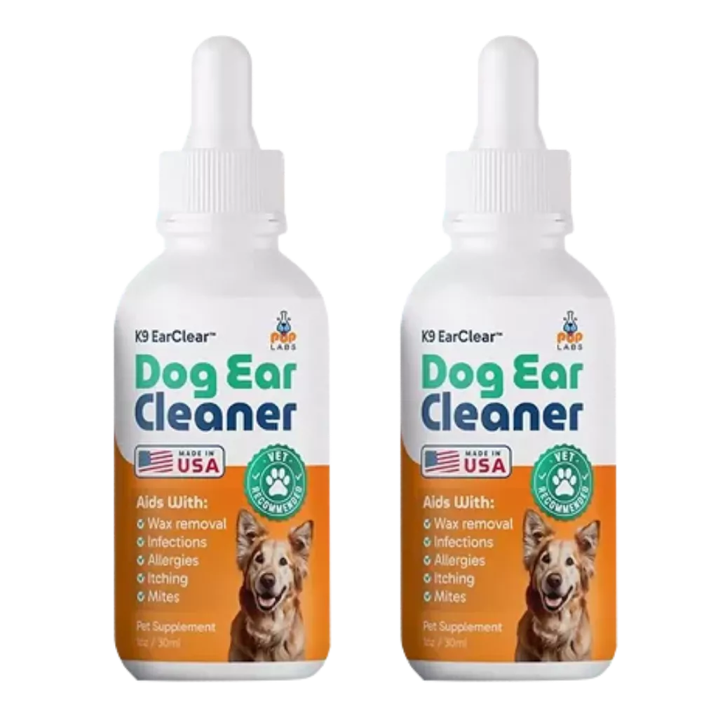 Natural Dog Ear Cleaning Drops – Gentle Earwax Removal & Daily Ear Care for Dogs