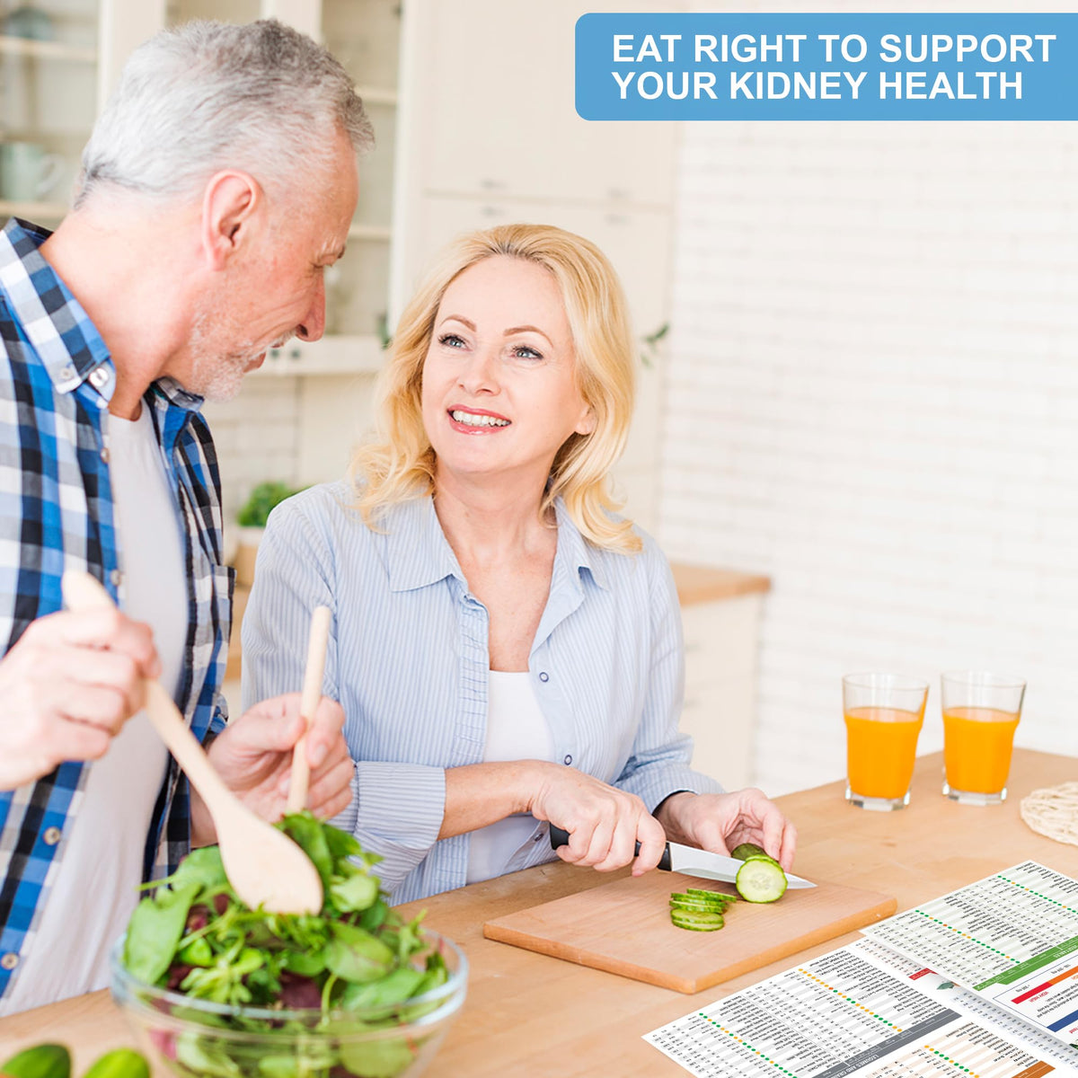 HAMIEW Set 3 Kidney Friendly Food List Chart – Renal Diet Meal Plan & Kidney Recipe Guide