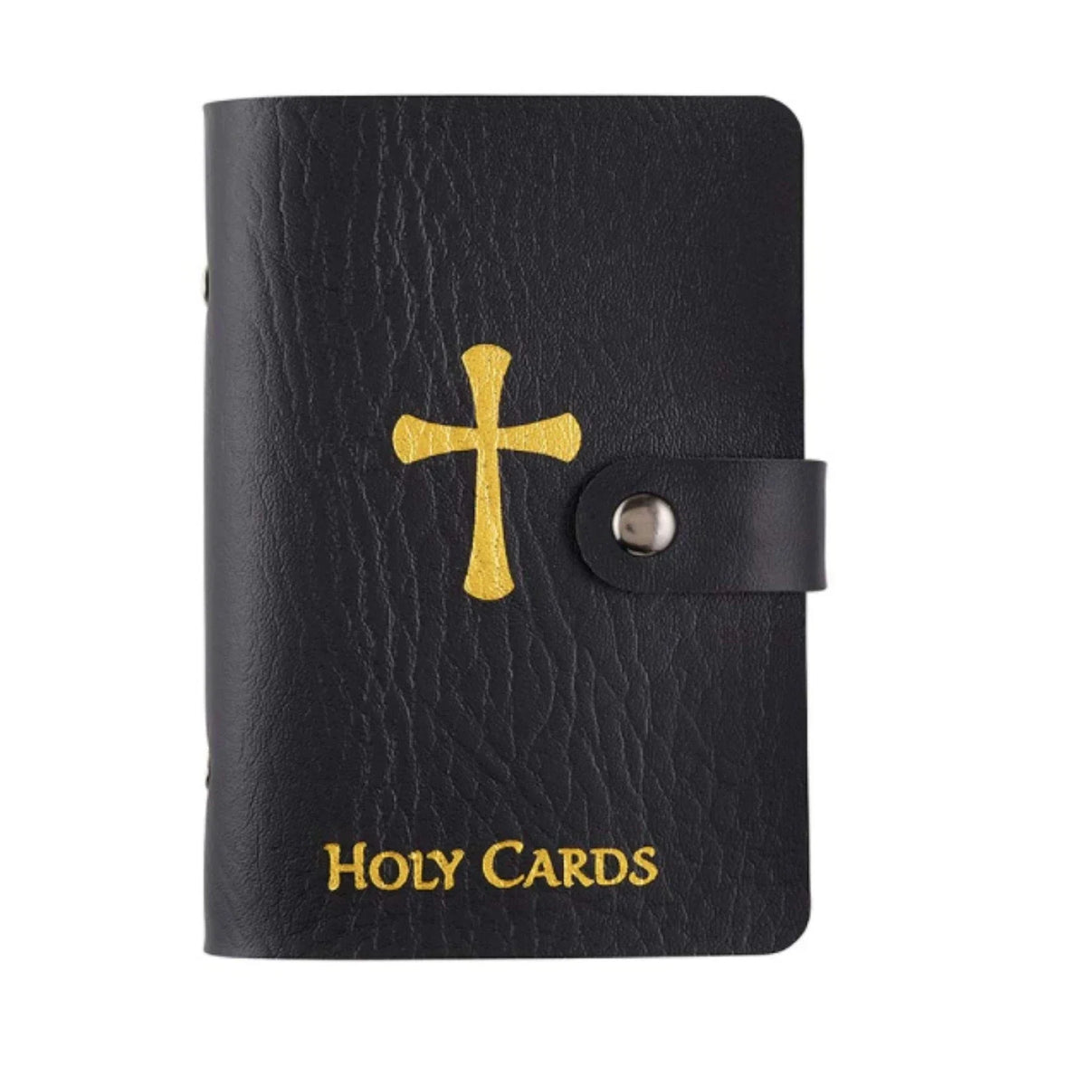 H Holly Lines Prayer Card Holder Faux Leather Holy Card Organizer for Religio. 1pc