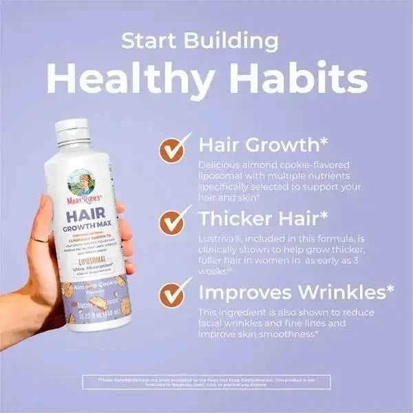 MaryRuth’s Advanced Hair Care Bundle – Daily Liquid Hair Formula 16 oz & Hair