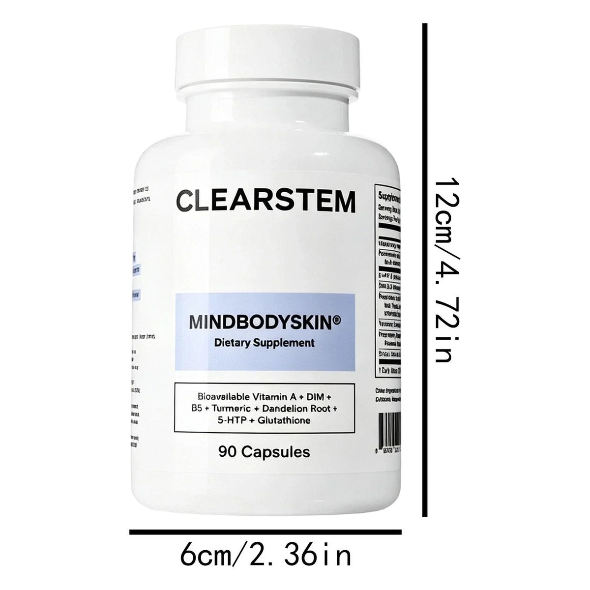 CLEARSTEM - MINDBODYSKIN Hormonal Acne Supplement 90 Count