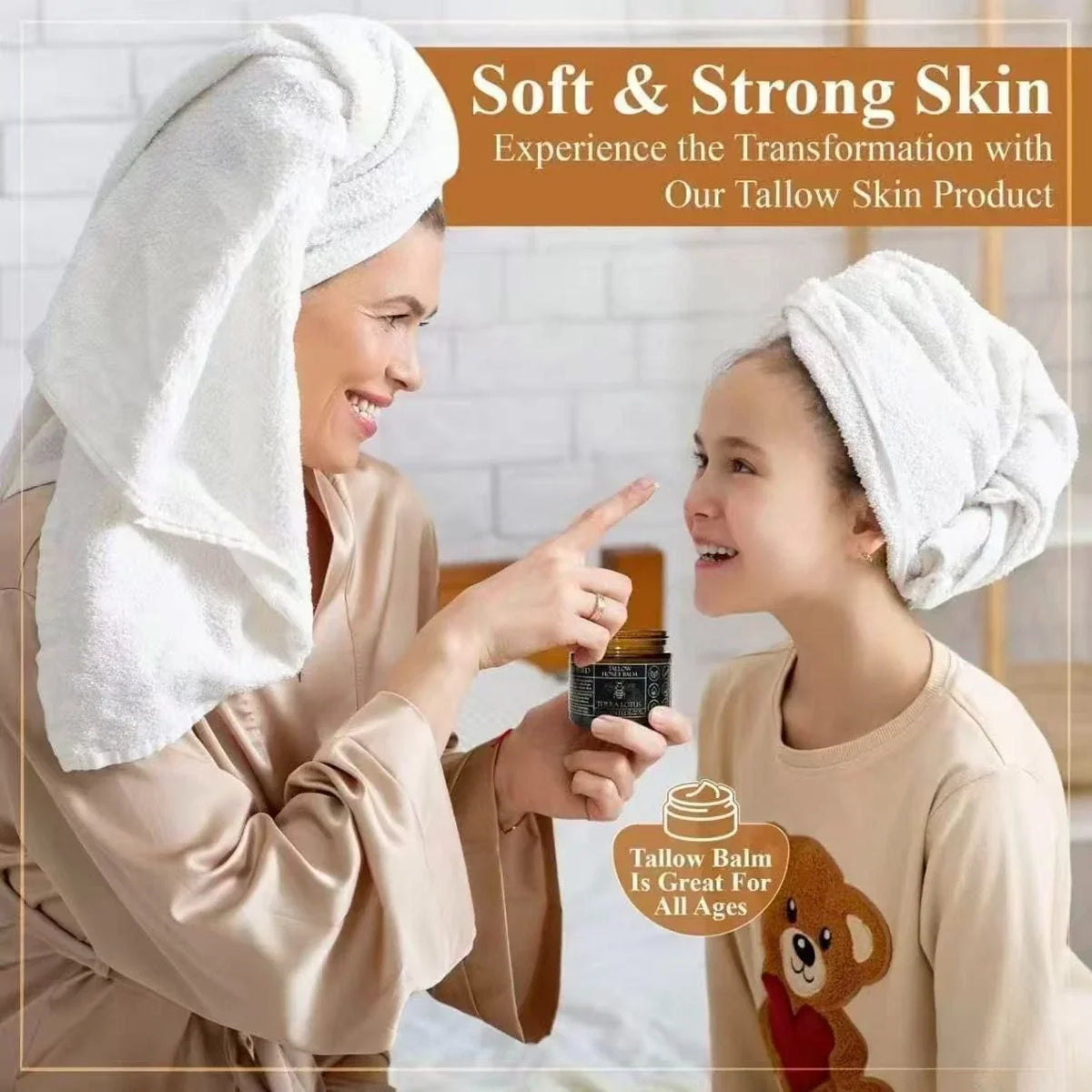Lavender scent,Fed Beef Tallow Balm With Raw Honey Handmade All-natural Moisturi