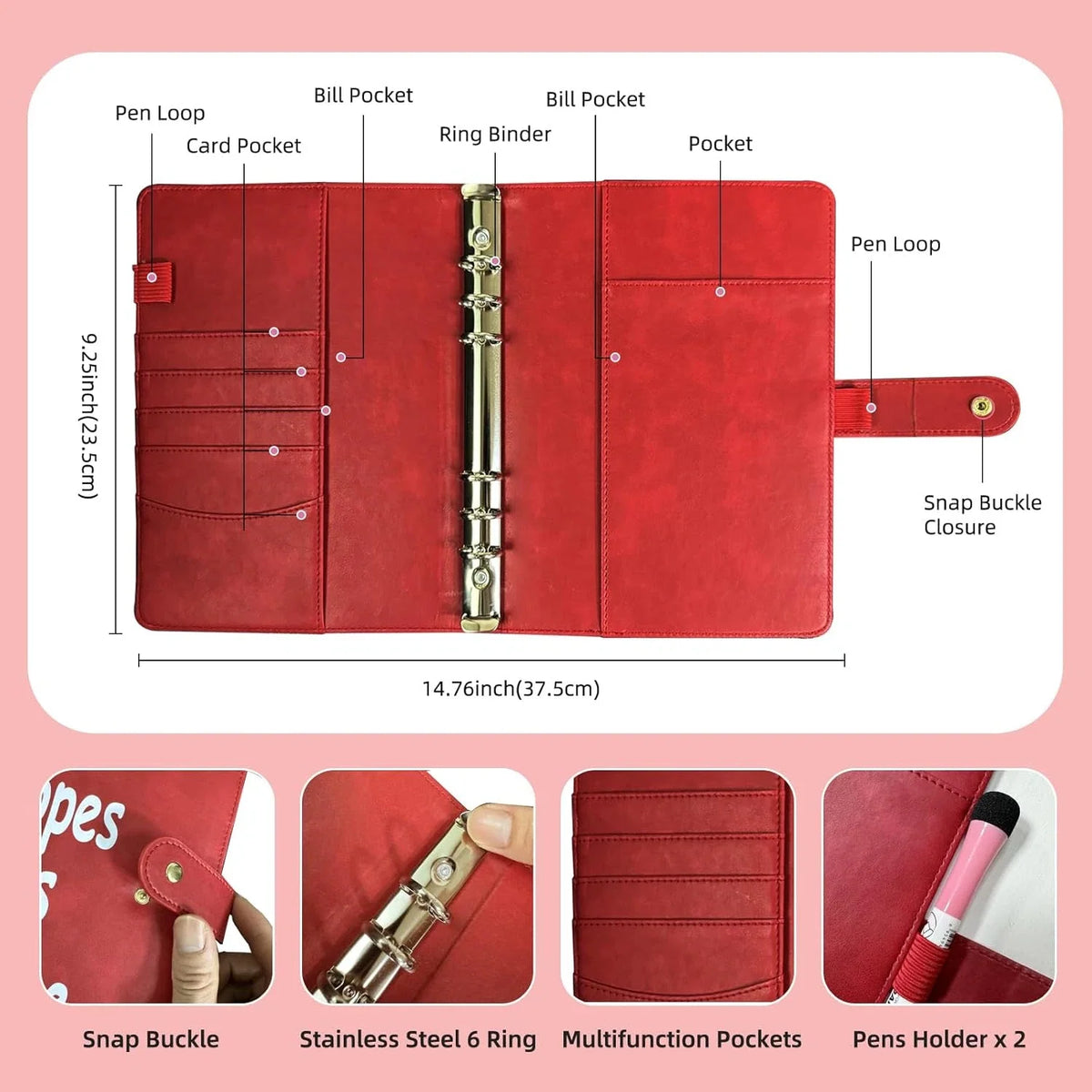 100 Envelopes Money Saving Challenge Binder, Fun and Easy Savings System