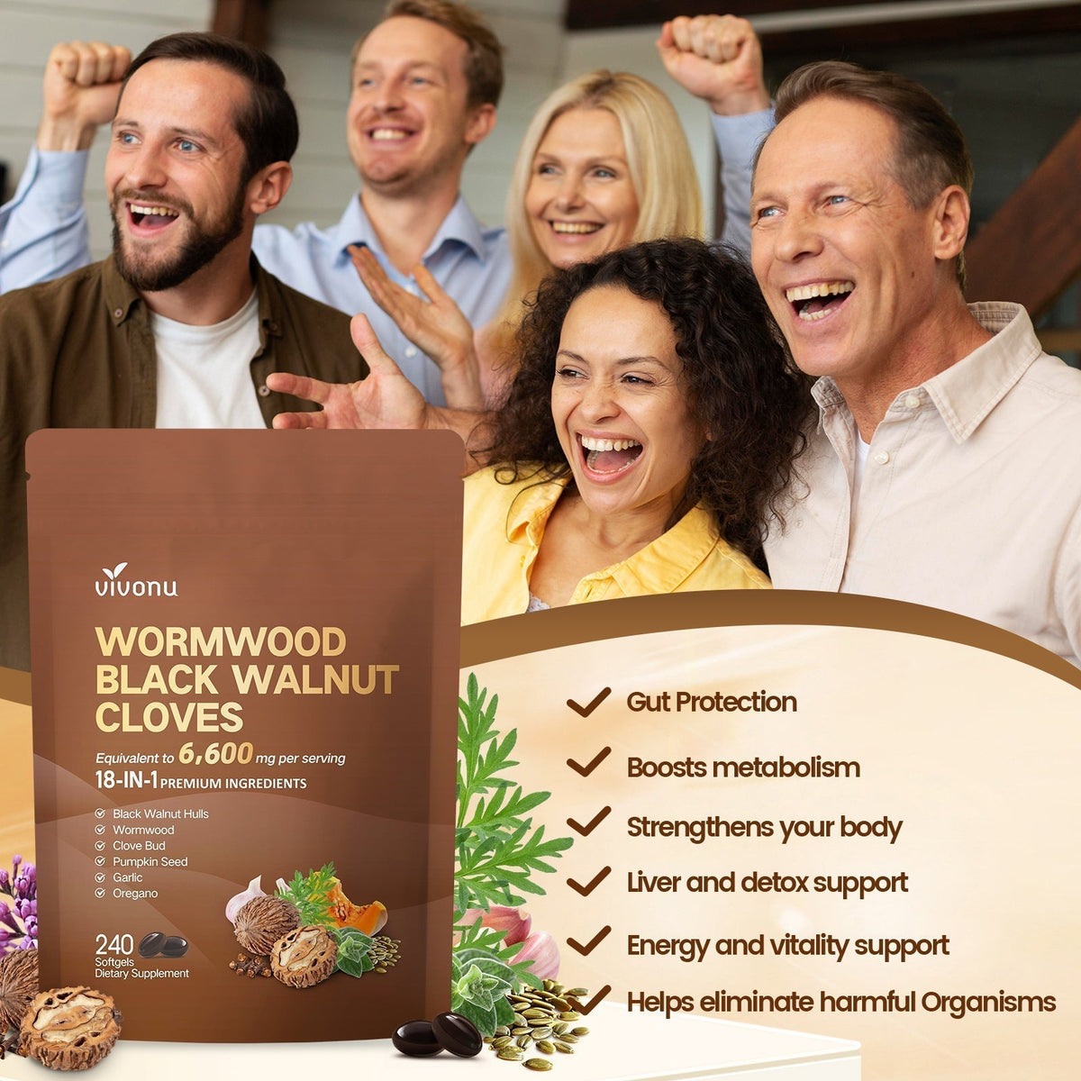 Black Walnut Wormwood Capsules