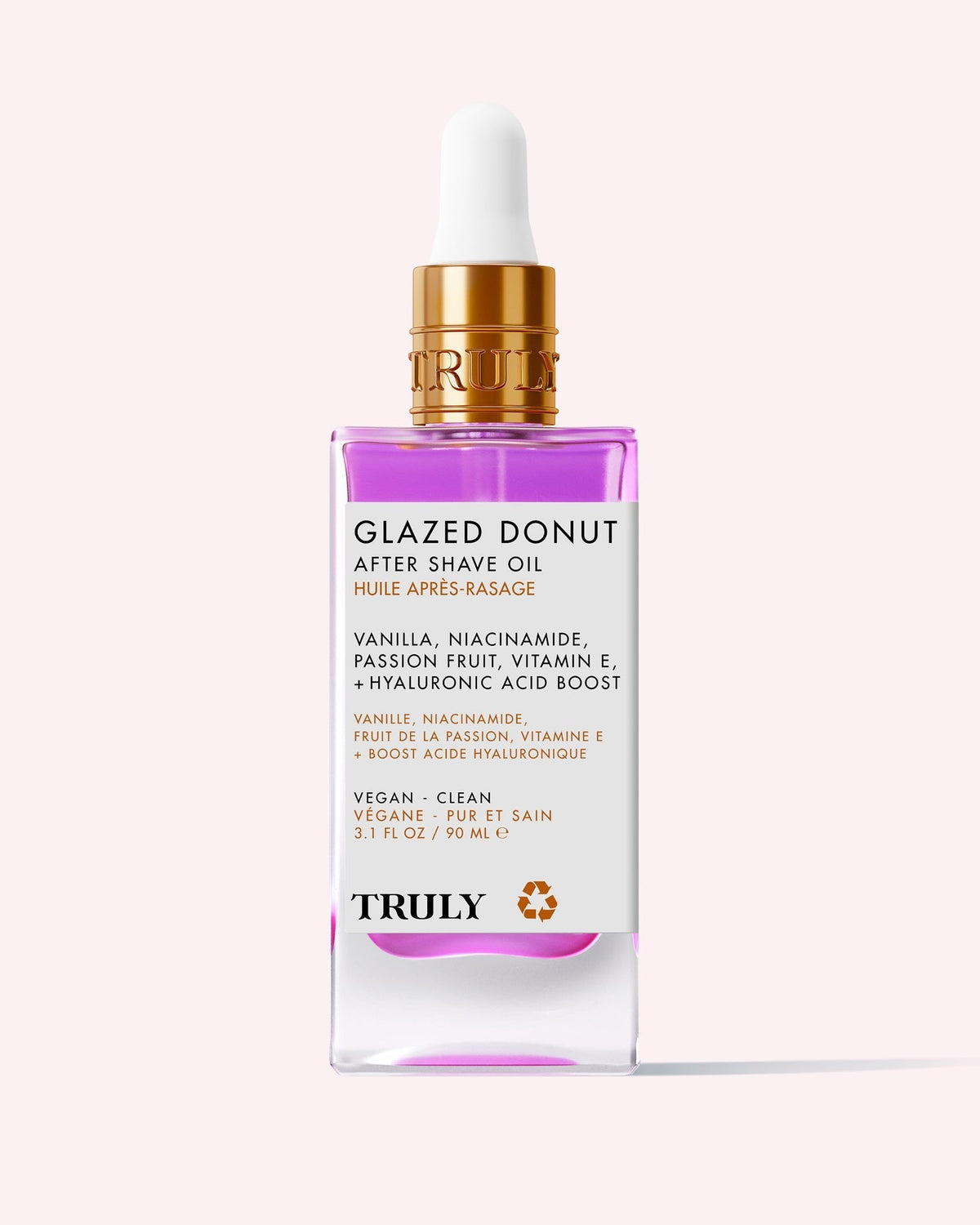 Truly Glazed Donut After Shave Oil – Hydrating Post-Shave Body Oil with Hyaluronic Acid & Niacinamide