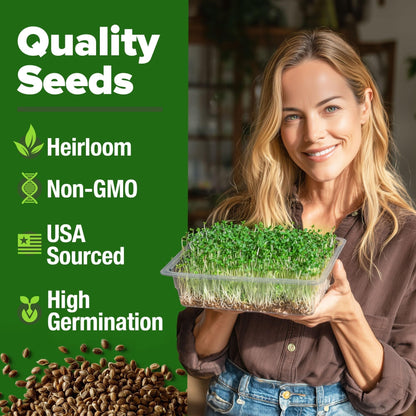 Sprouts and Microgreens Seeds Bulk Mix (16oz)