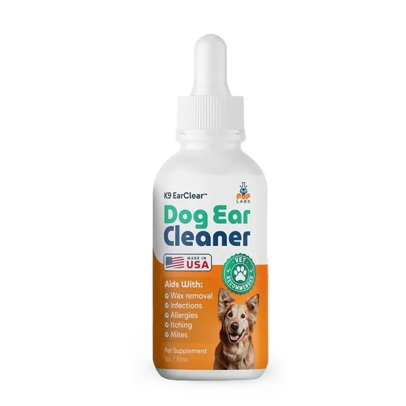 Natural Dog Ear Cleaning Drops – Gentle Earwax Removal & Daily Ear Care for Dogs