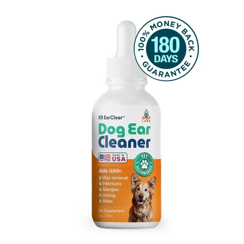 Natural Dog Ear Cleaning Drops – Gentle Earwax Removal & Daily Ear Care for Dogs