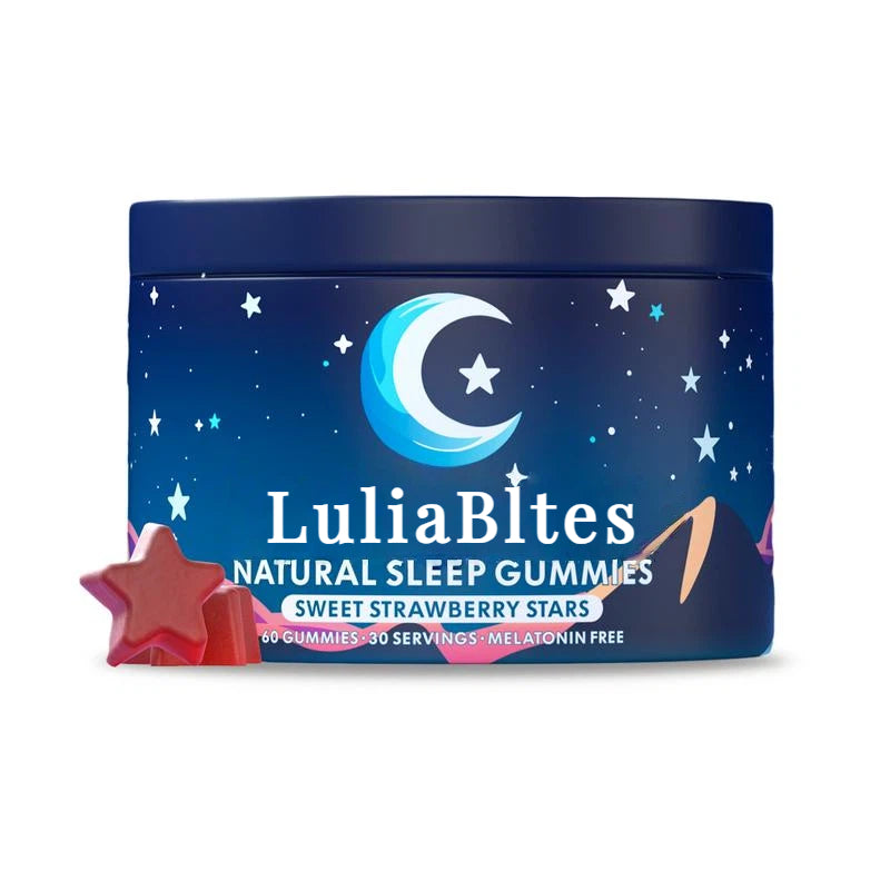 Sweet Strawberry Star Sleep Gummies - Natural Formula - 30 servings