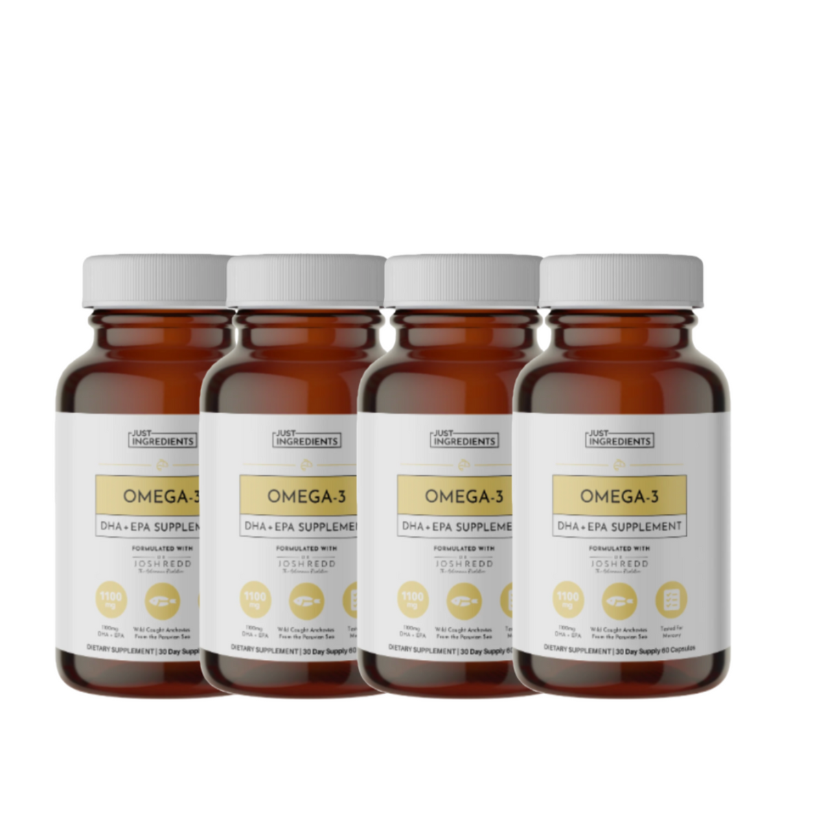 Ingredients Omega-3 EPA/DHA Supplement | Sourced from Wild Peruvian Anchovies