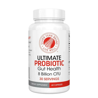 Ultimate Probiotic 8 Billion CFU – Spore-Forming, Shelf-Stable, Vegan Gut Health Supplement – 60 Capsules