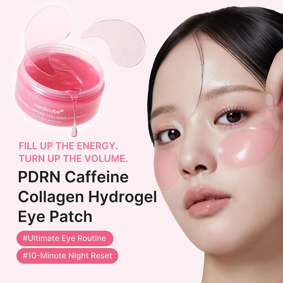 [ MEDICUBE ] PDRN Pink Collagen Eye Patch &  PDRN Pink Collagen Multi balm Duo