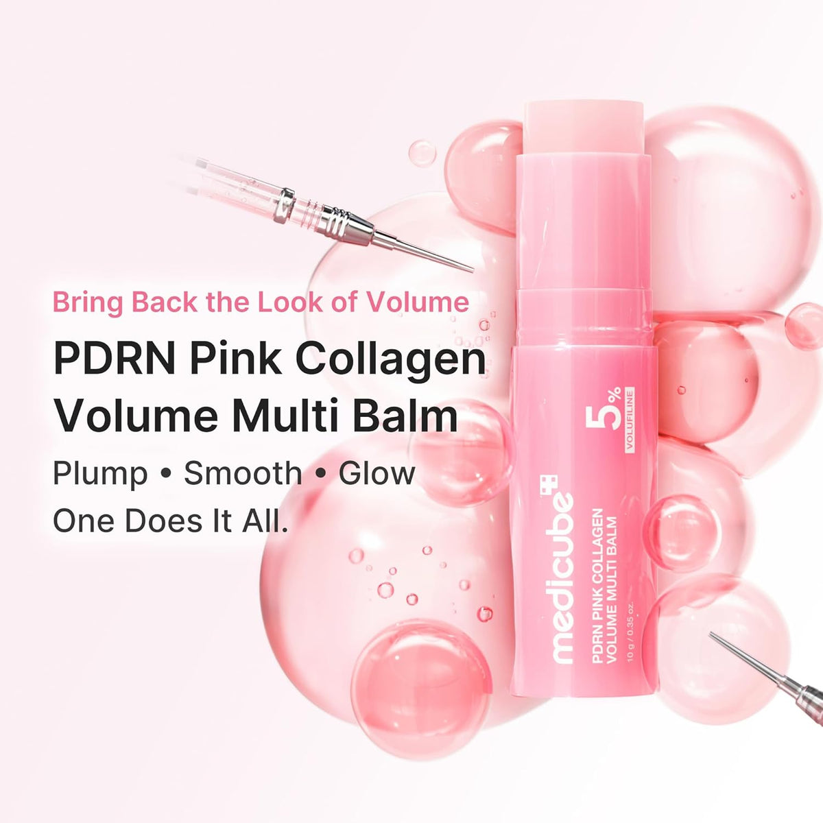 [ MEDICUBE ] PDRN Pink Collagen Eye Patch &  PDRN Pink Collagen Multi balm Duo