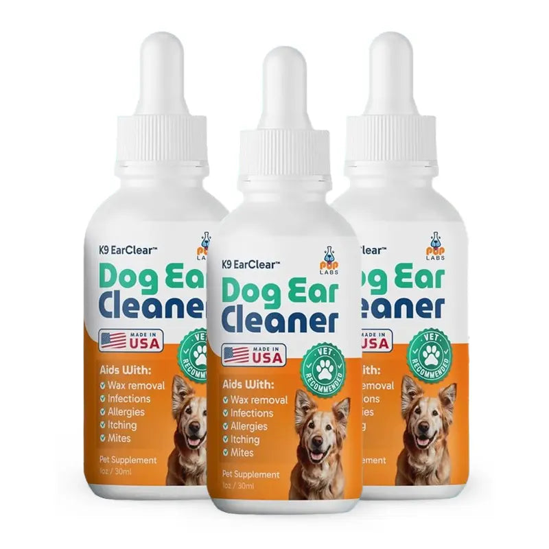 Natural Dog Ear Cleaning Drops – Gentle Earwax Removal & Daily Ear Care for Dogs