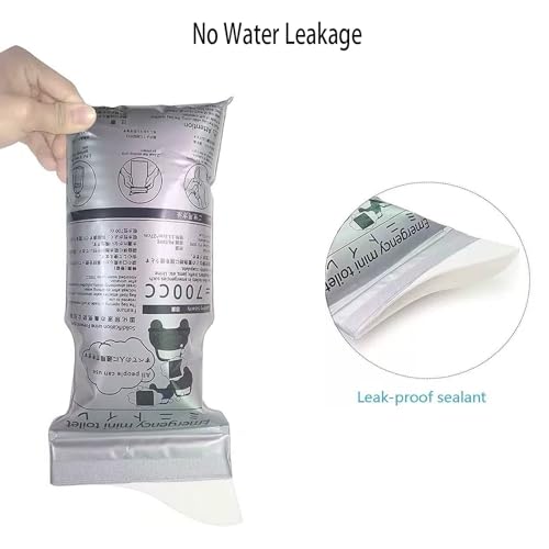 Disposable Emergency Urine Bag, 8PCS Portable Camping Urine Bags for Men, Travel Pee Bags, Traffic Jam Emergency Portable Urine Bag, Vomit Bags, Suitable for Adults, Kids, Patient