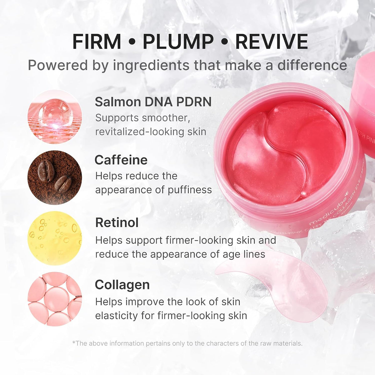 [ MEDICUBE ] PDRN Pink Collagen Eye Patch &  PDRN Pink Collagen Multi balm Duo