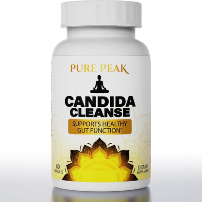 Candida Cleanse - Gut & Colon Support (60 Capsules) - for Men & Women - Natural Herbs for Intestinal Detox