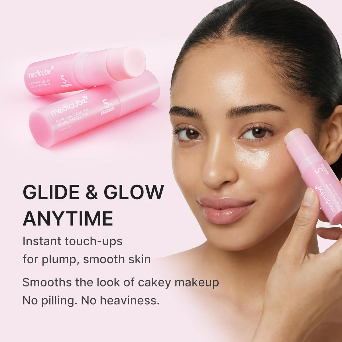 [ MEDICUBE ] PDRN Pink Collagen Eye Patch &  PDRN Pink Collagen Multi balm Duo