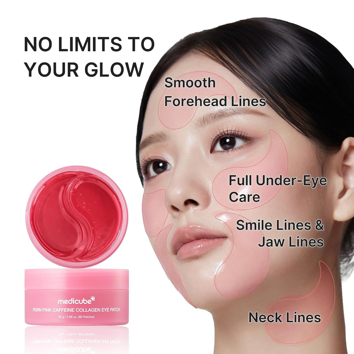 [ MEDICUBE ] PDRN Pink Collagen Eye Patch &  PDRN Pink Collagen Multi balm Duo