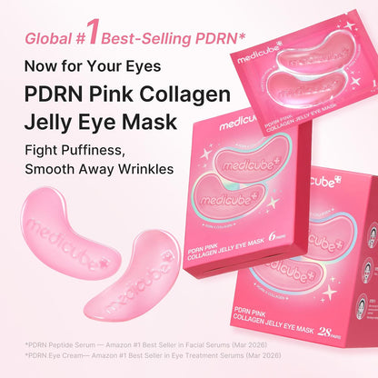medicube Jelly Eye Mask PDRN Pink Collagen | Hydrogel Eye Patches