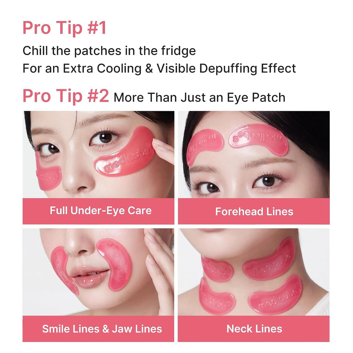 medicube Jelly Eye Mask PDRN Pink Collagen | Hydrogel Eye Patches