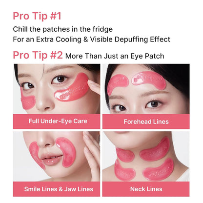 medicube Jelly Eye Mask PDRN Pink Collagen | Hydrogel Eye Patches