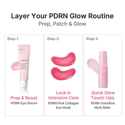 medicube Jelly Eye Mask PDRN Pink Collagen | Hydrogel Eye Patches