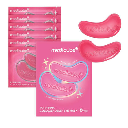 medicube Jelly Eye Mask PDRN Pink Collagen | Hydrogel Eye Patches
