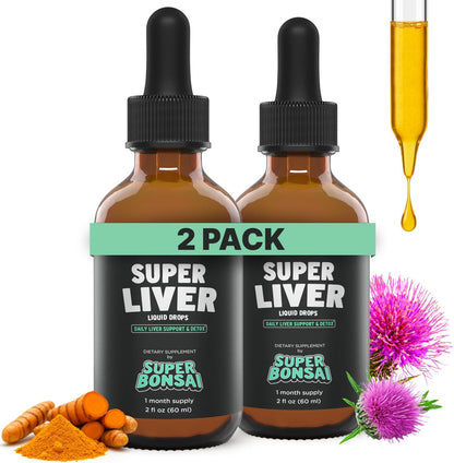 Super Liver Support with Milk Thistle – All-Natural Liver Cleanse, Detox & Repair –1 Month Supply