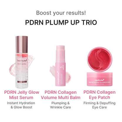 [ MEDICUBE ] PDRN Pink Collagen Eye Patch &  PDRN Pink Collagen Multi balm Duo