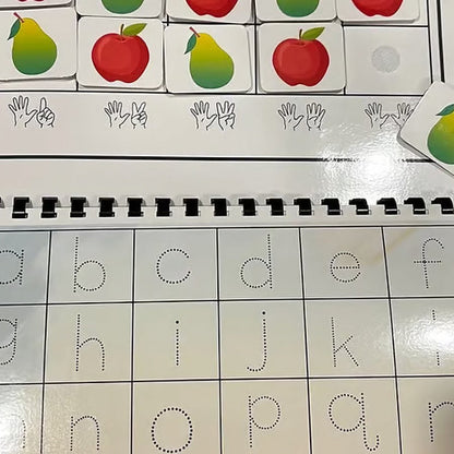 **My Preschool Busy Book – Interactive Learning Activity Book for Toddlers with Alphabet, Numbers, Colors & Shapes**