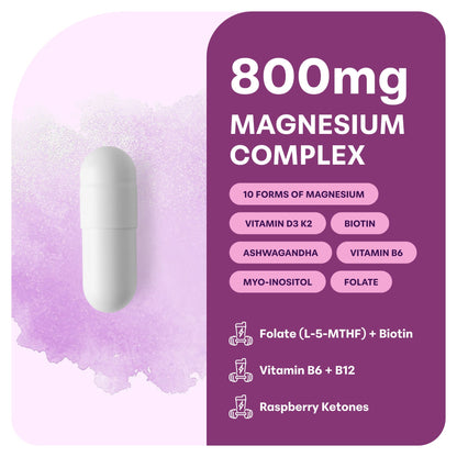 Micro Ingredients Magnesium Complex 20-in-1 for Women, 240 Vegetarian Capsules