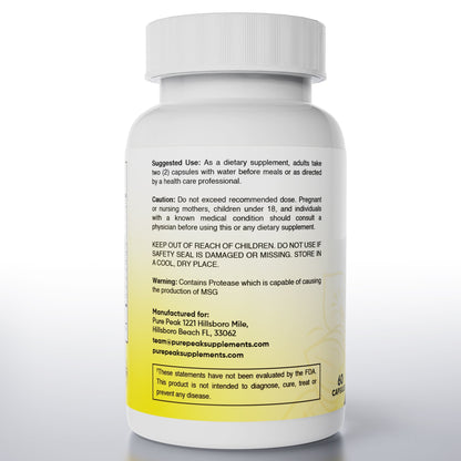 Pure Peak Candida Cleanse – Digestive Balance & Gut Support Formula