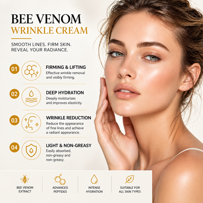 OUHOE Bee Venom Anti-Wrinkle Moisturizer & Mist, 4PCS Vegan