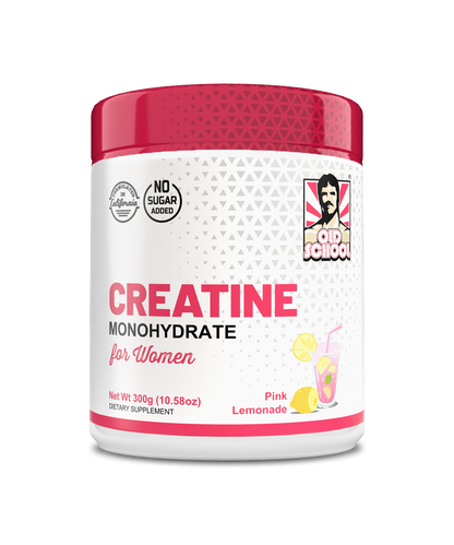 Old School Labs Creatine Monohydrate for Women – Collagen + BCAAs, 30 Servings