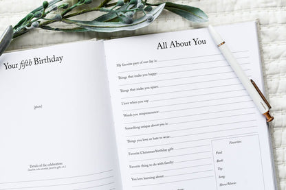 Dear Daughter Pink Hardcover Memory Book – Childhood Keepsake & Guided Prayer Journal